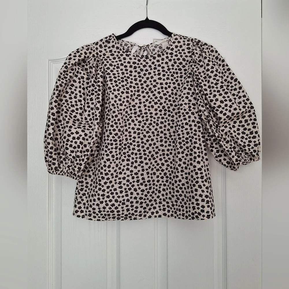 Stylish Kids Black Trousers and Polka Dot Blouse Set